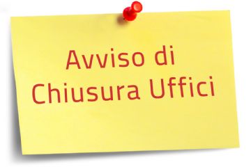 Chiusura al pubblico degli uffici comunali Venerdì 2 Gennaio 2026